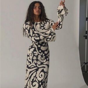 THE WOLF GANG Santa Elena maxi dress